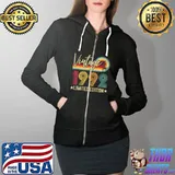 Top limited Edition 1992 30th Birthday Vintage 30 Years Old T-Shirt Full Zip Hooded