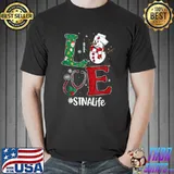 Top LOVE STNA Christmas Life State Tested Nursing Assistant T-shirt