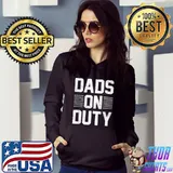 Top mens Dads On Duty Watch Group Protect Kids School T-Shirt