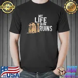 Top My Life Is In Runs Retro Shirt Unisex