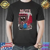 Top nuts Roasting On An Open Fire Funny Santa Vintage Christmas T-Shirt Unisex