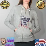 Top Sausage Grill BBQ Fire Men Women Novelty Apparel T- Full Zip Hooded