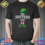 Top Sottish Elf Men Apparel, Funny Christmas Family Matching T-Shirt