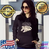 Top Star Wars Millennium Falcon Graphic Shirt