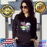 Top z Djarin Baby Yoda And Mandol Star War Shirt