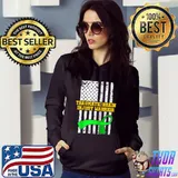 Traumatic brain injury warrior Sterile Processing Technicians American flag T-shirt