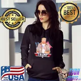 Trump president of America flag shirt
