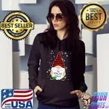 Uncle Gnome Family Matching Christmas Gnome Buffalo Plaid T-shirt
