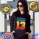 Vintage 13th Birthday Official Teenager 13 Year Old Boy Girl T-Shirt