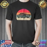 Vintage Muscle - Car Retro Muscle-Car Silhouette Cassic Car T-s Unisex