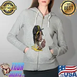 Wiz Khalifa Gold Smoking Weed Shirt Full Zip Hooded
