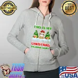 Xmas Santa This Is My Sloth Christmas Pajama T-Shirt Full Zip Hooded