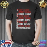 45 Birthday Zombie Outbreak Nuclear War Extinction Asteroid T-Shirt