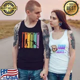 70s Retro Fencing Sports Fencing T- Tank Top