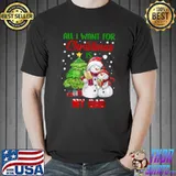 All I Want For Christmas Is My Dad Snowman Christmas T-Shirt