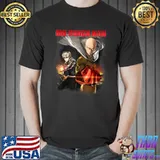 Anime One Punch Kawaii Otaku Man Japanese Waifu Manga T-Shirt Unisex