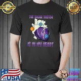 Astronaut Astronomy Solar System Space Kids Galaxy Earth T-Shirt