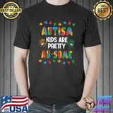 Autism Kids Are Pretty Awesome Autism Awareness T-Shirt