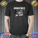 Awakened By Yah Hebrew Israelite Lion of Judah Jewish T- Unisex