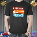 Awesome Electronic Rock Guitar Vintage, I Destroy Silence Premium T-Shirt