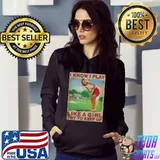 Awesome Golf I Know I Play Like A Girl Try To Keep Up Girl Shirt