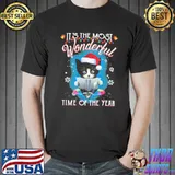Awesome Its the most wonderful time of the year cat christmas shirt