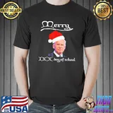 Awesome Joe Biden happy 100 day of school Christmas Sweater T-Shirt