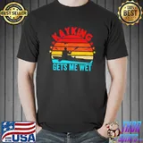 Awesome Kayaking get wett vintage shirt