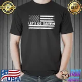 Awesome Lets Go Darwin Sarcastic Let’s Go Darwin US Flag T-Shirt Unisex