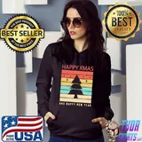 Awesome Lovely Happy Xmas And Happy New Year Christmas Tree Shirt