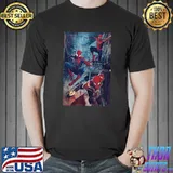 Awesome Marvel Spider-Man No Way Home Spider-Men Jump T-Shirt Unisex