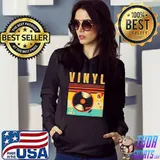 Awesome Retro vinyl lover music addict diggin vinyl crate shirt