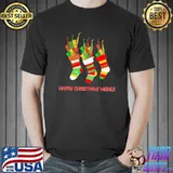 Awesome Saxophone Happy Xmas Wishes shirt