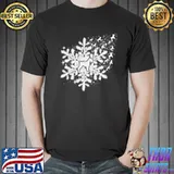 Awesome Schnauzer snow flower shirt