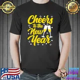 Awesome Womens Cheers New Years New Years Eve Champagne Glass T-Shirt