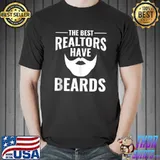 Bearded Realtor The Best Funny Male Real Estate Agent T-shirt