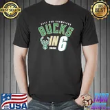 Best 2021 NBA Champions Milwaukee Bucks in six NBA finals shirt
