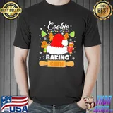 Best 2022 Christmas Cookie Baking Crew Funny Pajamas Family Christmas T-Shirt