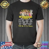 Best Bandmusic 50th Anniversary 1972 2022 Thank You For The Memories Signature Shirt