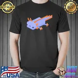 Best Blue Minecraft Axolotl Unisex T-Shirt