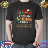 Best Christmas 2021 Cookie Baking Crew Funny Pajama Family Xmas T-Shirt