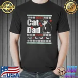 Best Dad Ever Best Cat Parents Tuxedo Cat Lovers Xmas Gift T Shirt