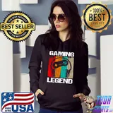 Best Gaming Legend Pc Gamer Video Games Gift Boys Teenager Kids Shirt
