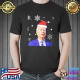 Best Let’s Go 2024 Brandon Christmas MAGA Santa hat T-Shirt