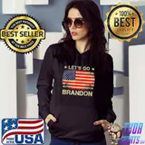 Best Let's Go Brandon T-Shirt American Flag Let's Go Brandon T-Shirt