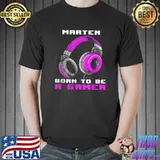 Best Marten Born To Be A Gamer Personalized T Shirt