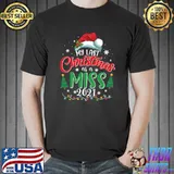 Best My Last Christmas As A Miss 2021 Christmas Wedding Bride T-shirt