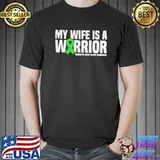 Best My wife is a warrior traumatic brain injury awareness Unisex