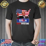 Biden Blood On His Hands Shirt Bring Trump Back T- Unisex