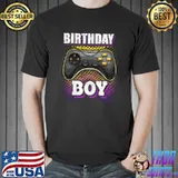Birthday Boy Video Game Controller Birthday Gamer Gift Boys T-Shirt Unisex